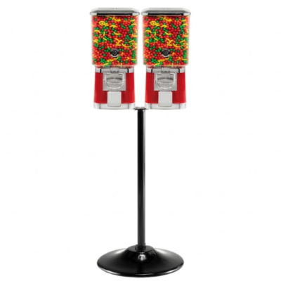 Doble chiclera cuadrada con pedestal