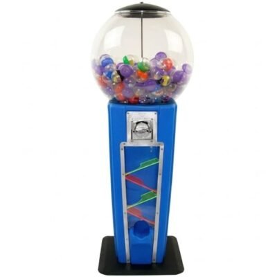 Máquina de chicles con resbaladilla de zigzag